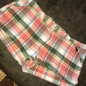 Plaid shorts size 6